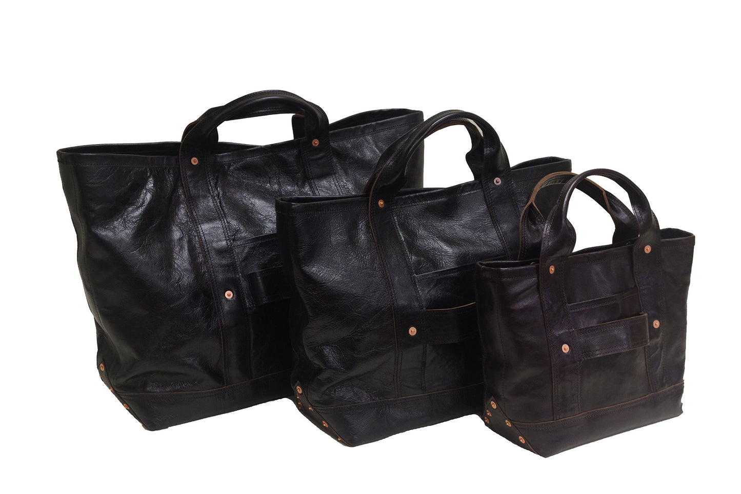 HORSE HIDE COAL BAG (LARGE) <IPHSB-19>