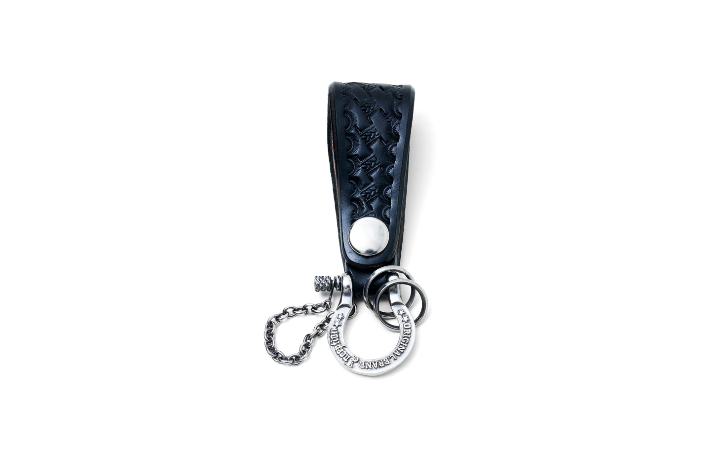 UK SADDLE&BRASS Shackle Key Holder Silver Planting