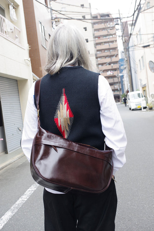 Horse Hide Banana Bag L