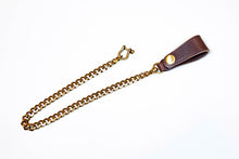 Load image into Gallery viewer, HORSE BUTT LEATHER BRASS CHAIN (BRASS)
