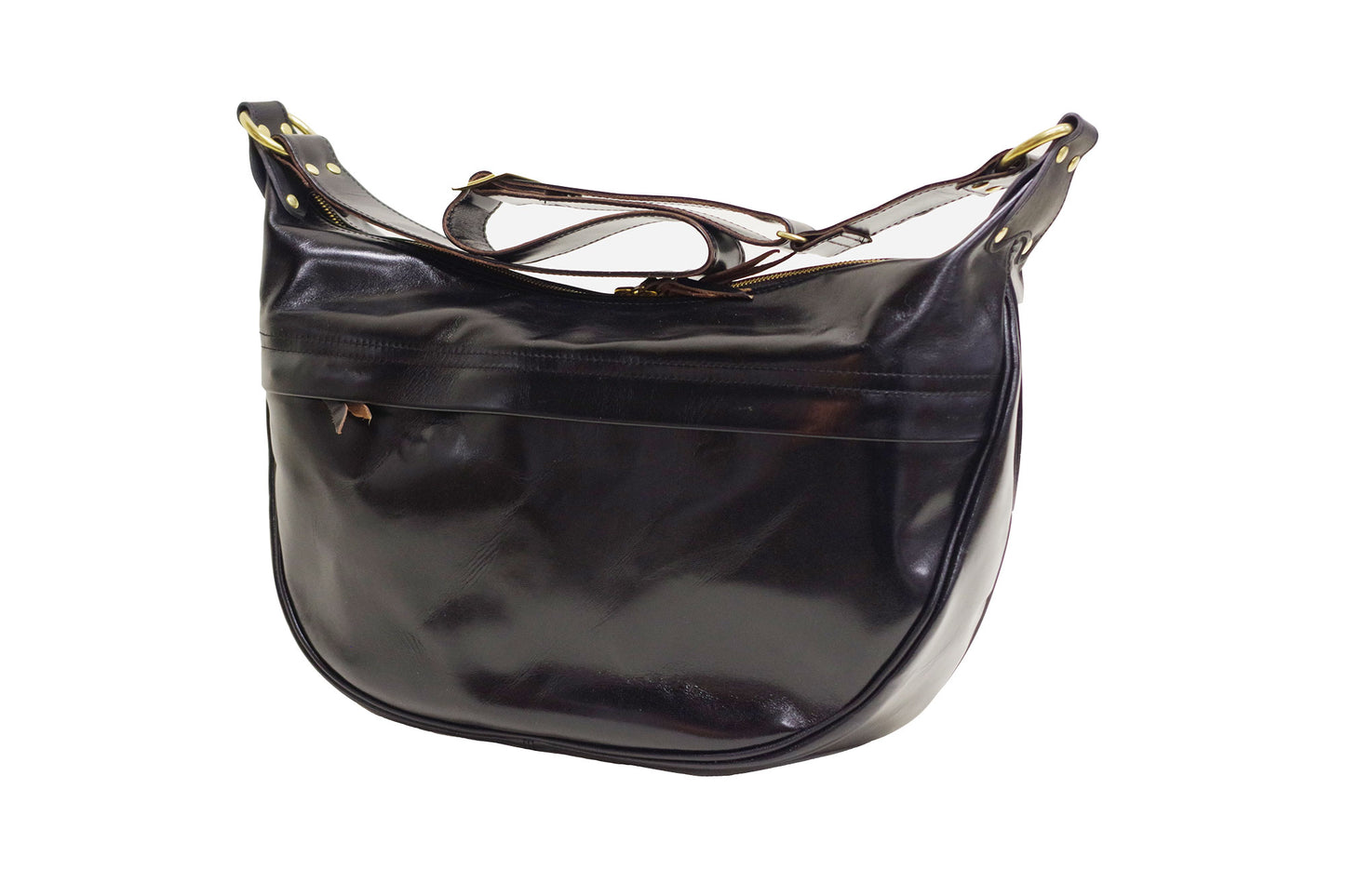 HORSE HIDE BANANA BAG LARGE <IPHSB-08>