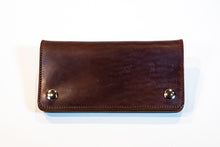 Load image into Gallery viewer, HORSE BUTT LEATHER TRUCKER WALLET(LONG)

