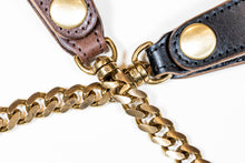 Load image into Gallery viewer, HORSE BUTT LEATHER BRASS CHAIN (BRASS)
