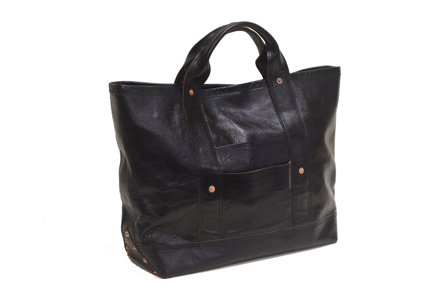 HORSE HIDE COAL BAG (MEDIUM) <IPHSB-18>