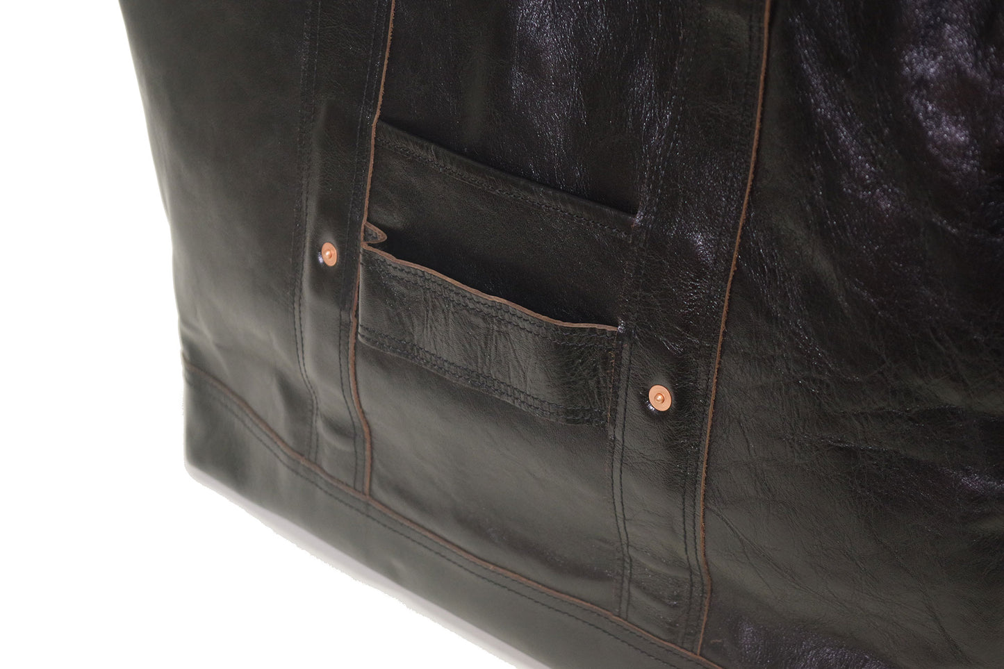 HORSE HIDE COAL BAG (LARGE) <IPHSB-19>