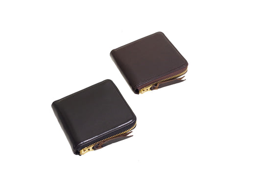 HORSE HIDE ROUND SHORT WALLET <IPHSW-02>