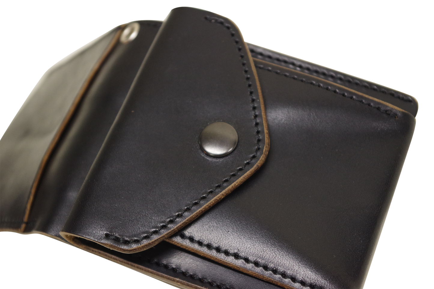 HORSE BUTT LEATHER BUTTERFLY WALLET<IPW-12>