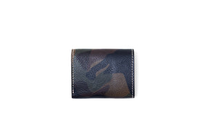CAMOUFLAGE LEATHER MINI WALLET