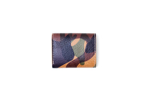 CAMOUFLAGE LEATHER MINI WALLET