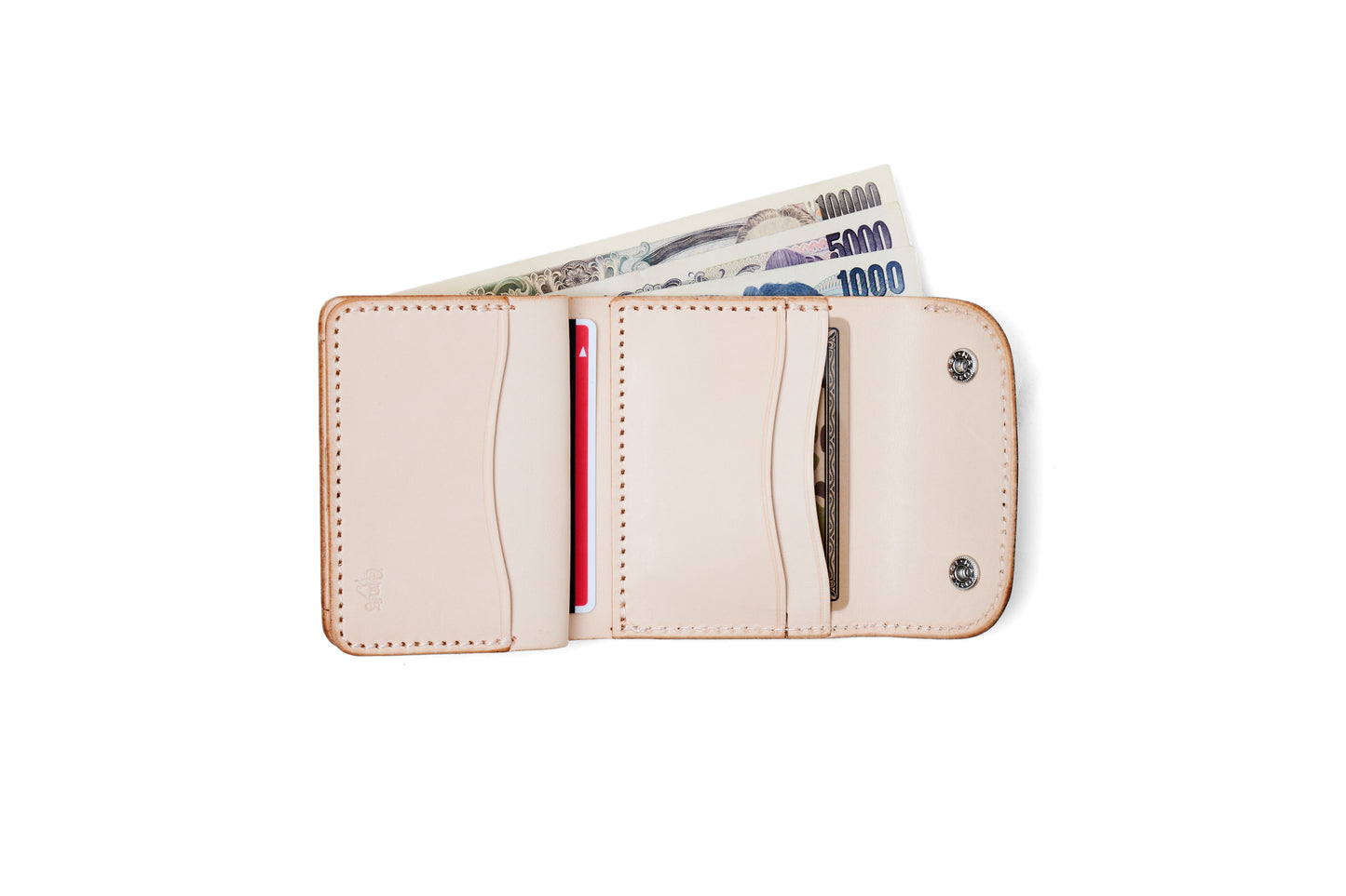 BUTTERO LEATHER MINI WALLET