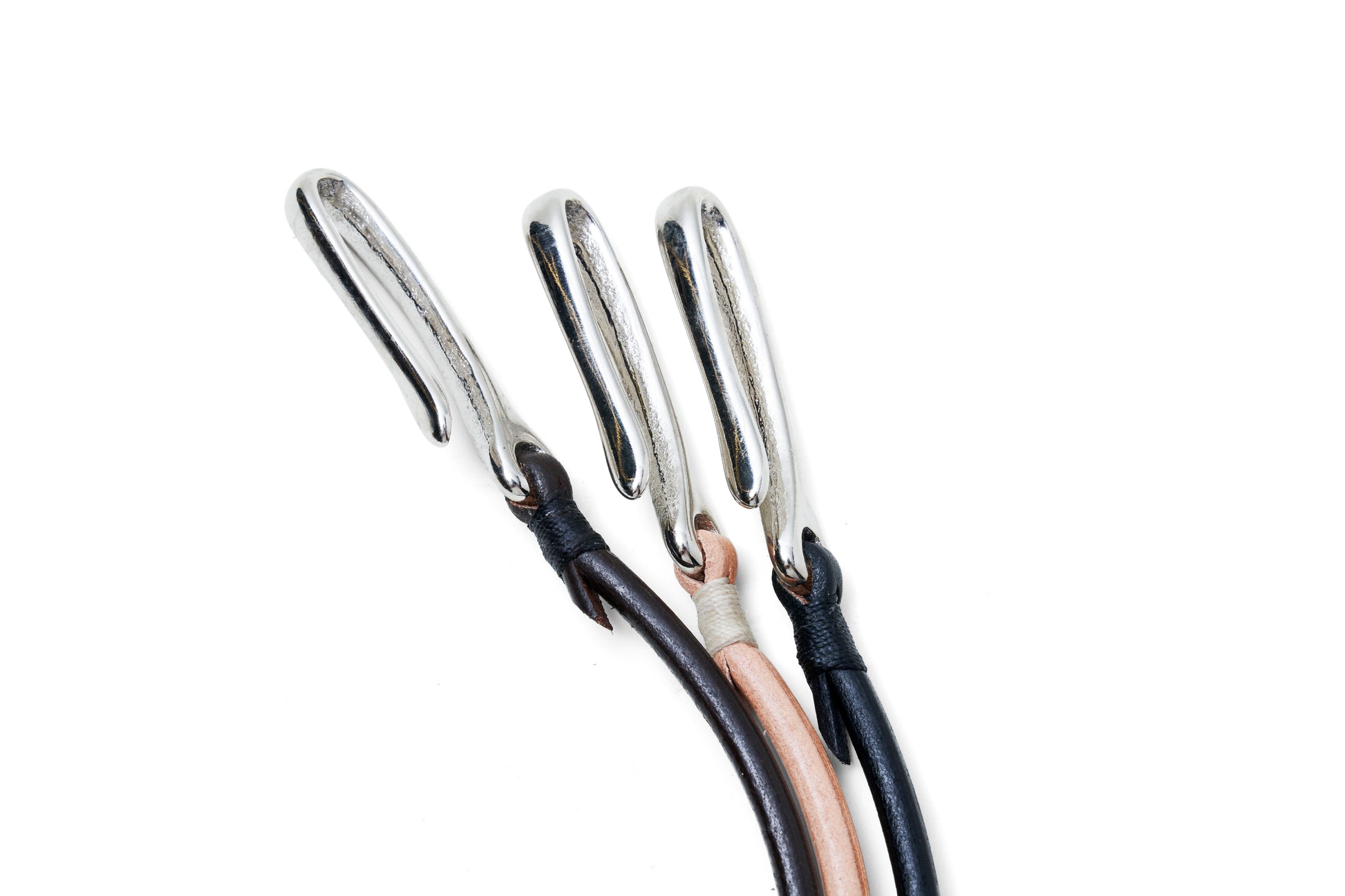 SADDLE LEATHER HOOK WALLET ROPE NICKEL – ACCEL COMPANY
