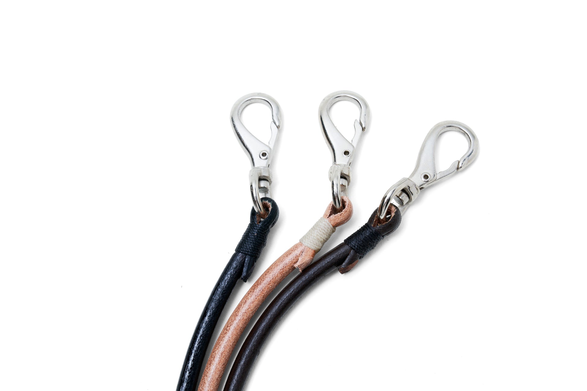 SADDLE LEATHER HOOK WALLET ROPE NICKEL – ACCEL COMPANY