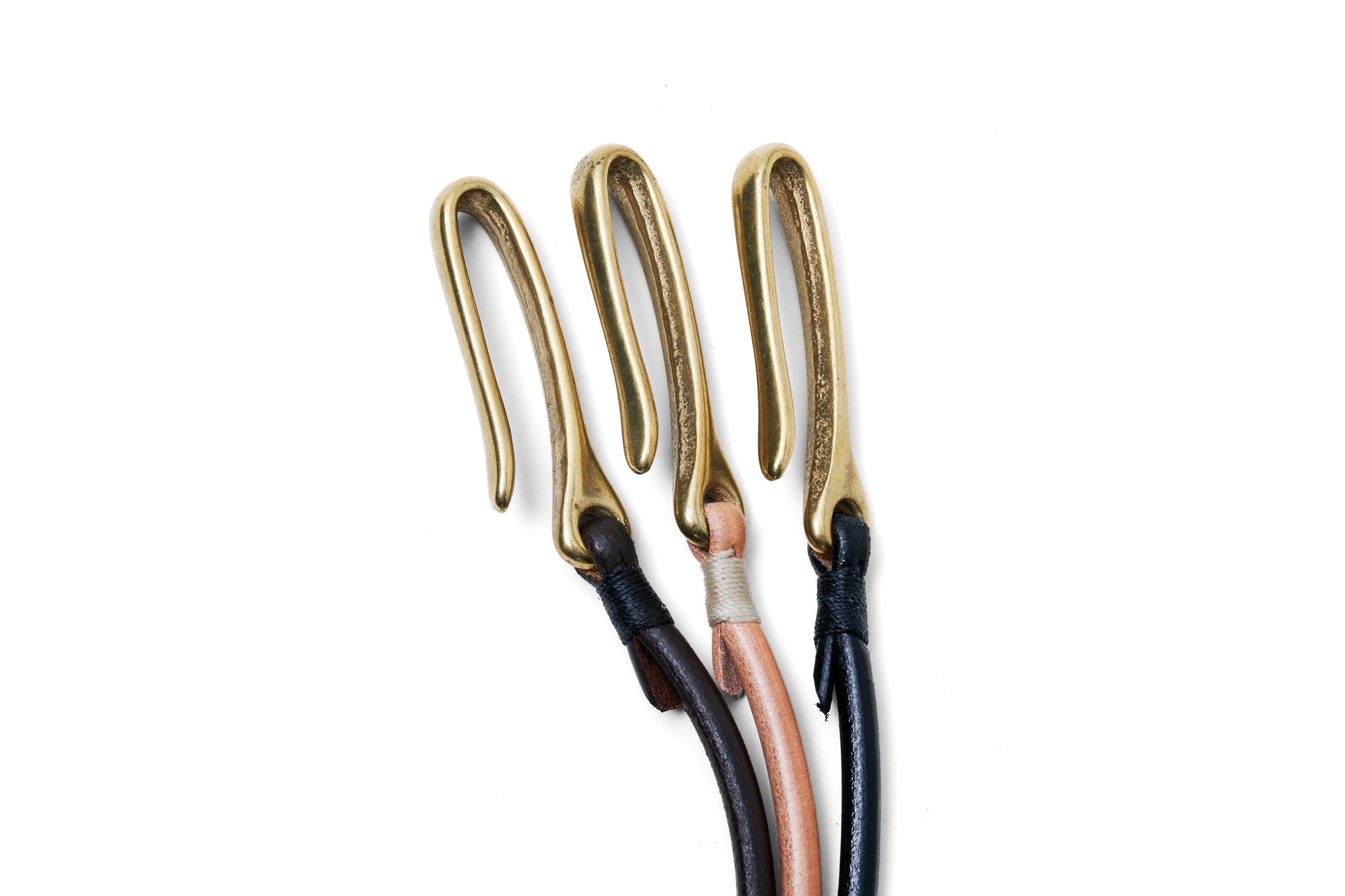 SADDLE LEATHER HOOK WALLET ROPE BRASS – ACCEL COMPANY