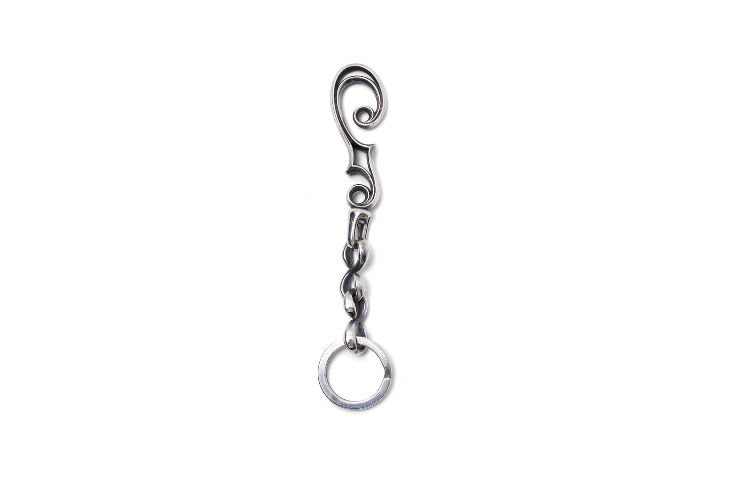 F-HOLE S-KAN KEY HOLDER/SILVER PRATING