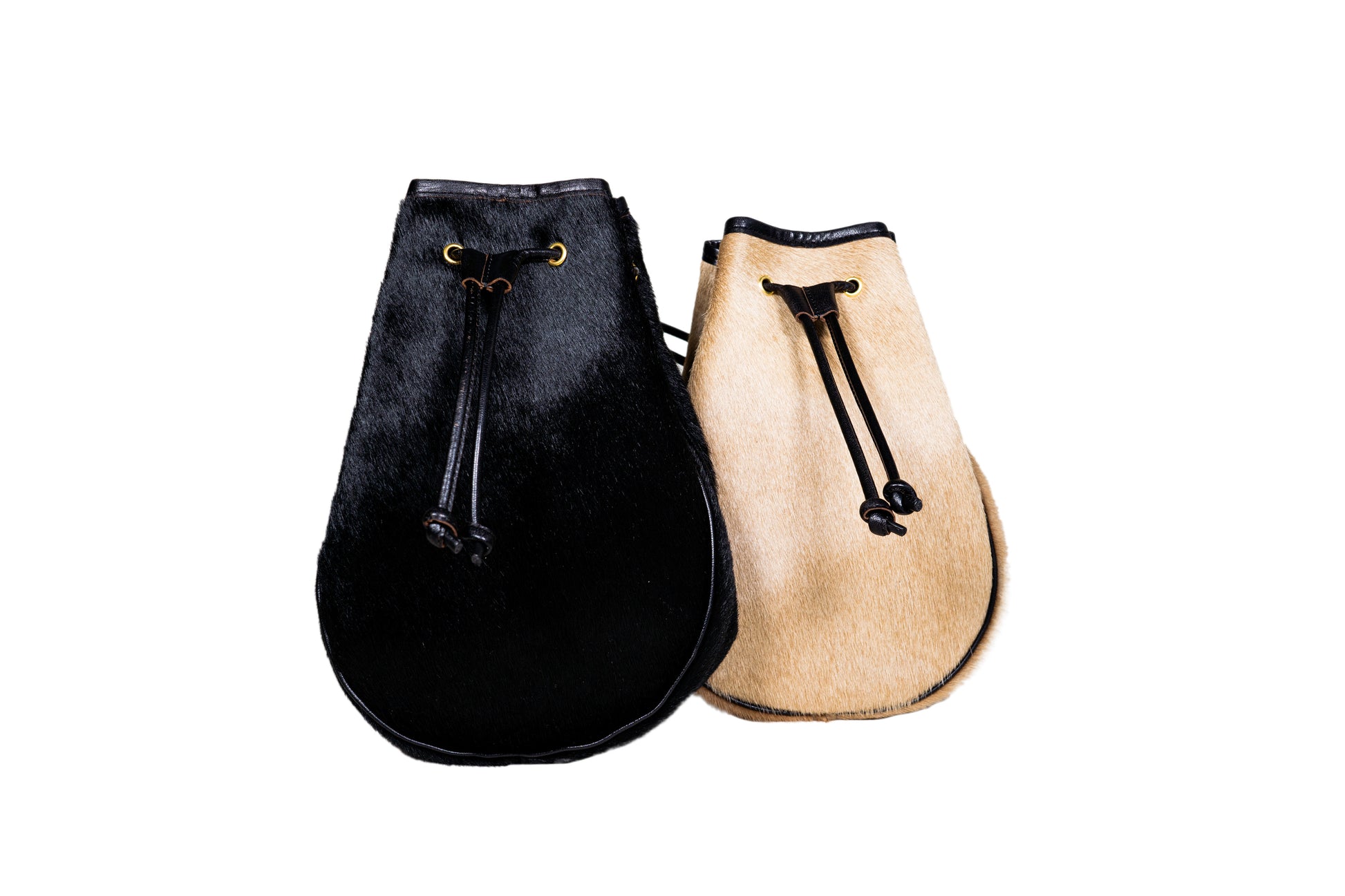 HORSE HAIR LEATHER POUCH