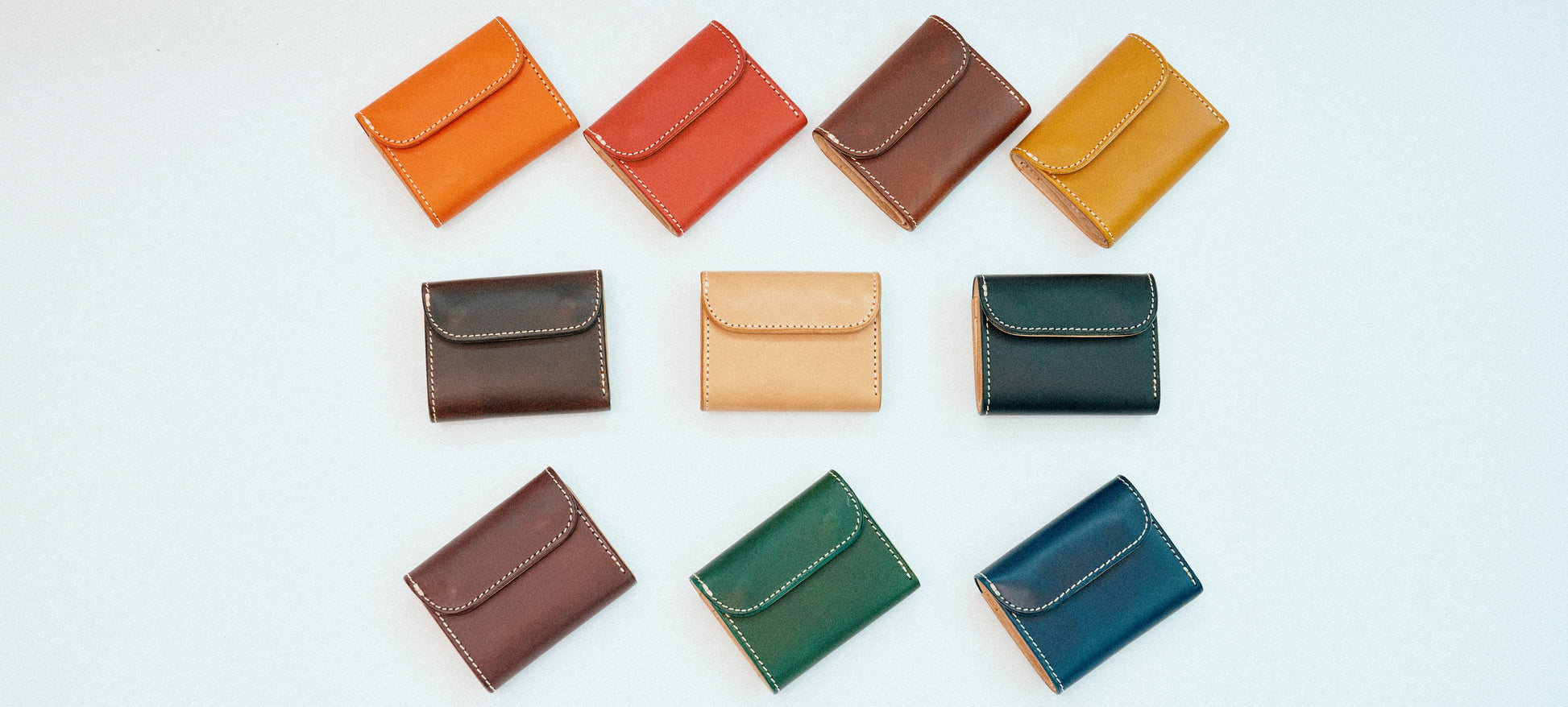 BUTTERO LEATHER MINI WALLET